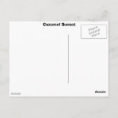 Sunset Briefkaart (Achterkant)