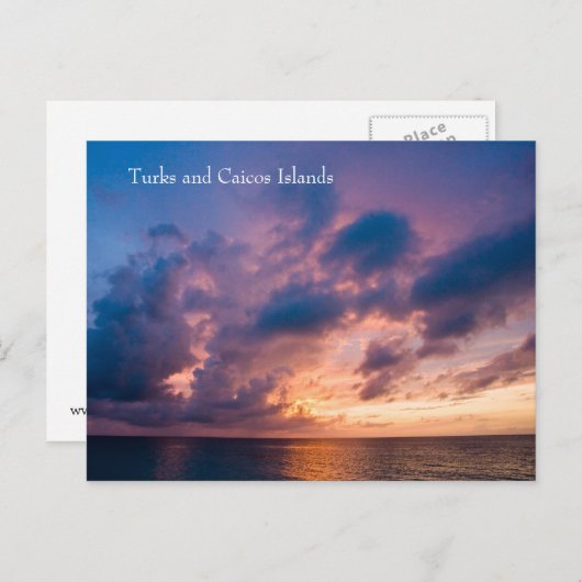 Sunset Briefkaart 01 (Voorkant / Achterkant)