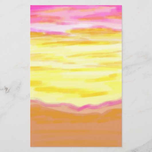 Sunset briefpapier papier (Voorkant)
