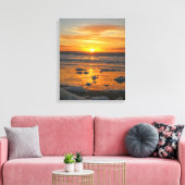 Sunset Bubbles Canvas Afdruk (Insitu (Woonkamer))
