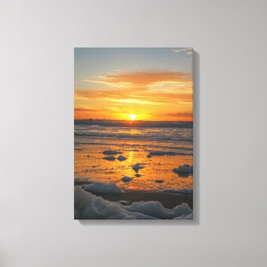 Sunset Bubbles Canvas Afdruk (Voorkant)