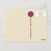 Sunset Buddha Pixel Art Briefkaart (Achterkant)