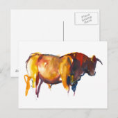 Sunset Bull 2010 Briefkaart (Voorkant / Achterkant)