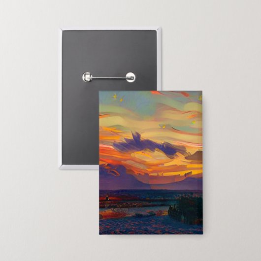 SUNSET BUTTON (Voorkant / Achterkant)