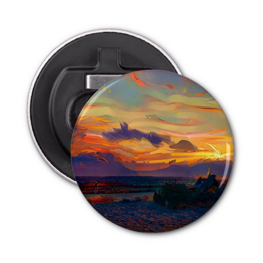 SUNSET BUTTON FLESOPENER (Voorkant)