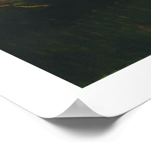 Sunset by Central Coast Oaks Poster (Hoek)