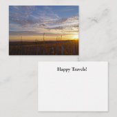 Sunset by the Beach Notitiekaartje (Voorkant / Achterkant)