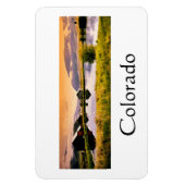 Sunset by the cabins Colorado Magneet (Verticaal)