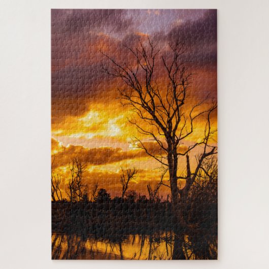 Sunset by the Lake Legpuzzel (Verticaal)