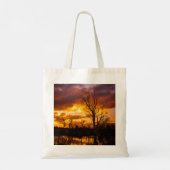 Sunset by the Lake Tote Bag (Achterkant)