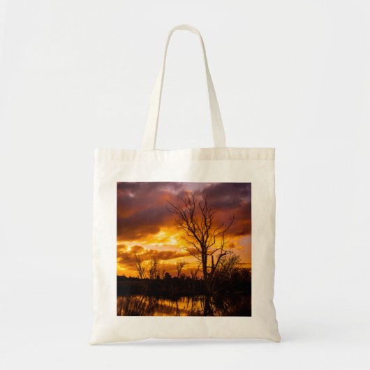 Sunset by the Lake Tote Bag (Voorkant)
