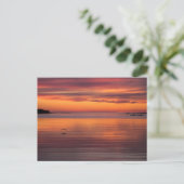 Sunset by the zee, Finland CC0157 Briefkaart (Staand voorkant)