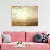 Sunset, c.1887 canvas afdruk (Insitu (Woonkamer))