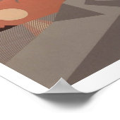SUNSET CABANA-afdruk (8 x 12 inch) Poster (Hoek)