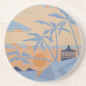 SUNSET CABANA onderzetter (Voorkant)