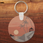 SUNSET CABANA sleutelhanger (Achterkant)