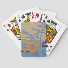 SUNSET CABANA-speelkaarten Speelkaarten