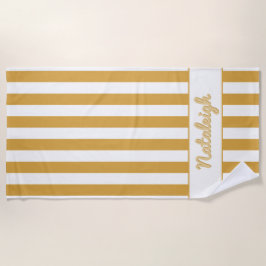 Sunset Cabana Stripe Strandlaken