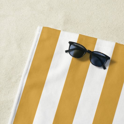 Sunset Cabana Stripe Strandlaken (In situ)