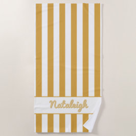 Sunset Cabana Stripe Strandlaken
