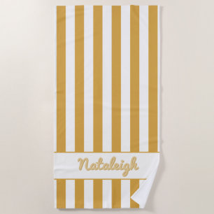 Sunset Cabana Stripe Strandlaken