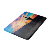 Sunset Cactus Desert Dusk Badmat (Gekanteld)