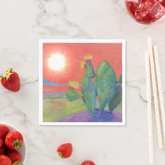 Sunset Cactus servet (Insitu)