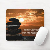 Sunset Cairn met prijsopgave Muismat (Met muis)
