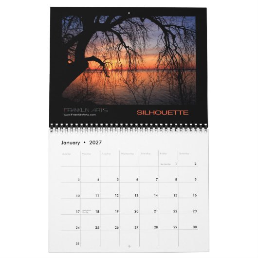 Sunset Calendar 2011 Kalender (Jan 2027)