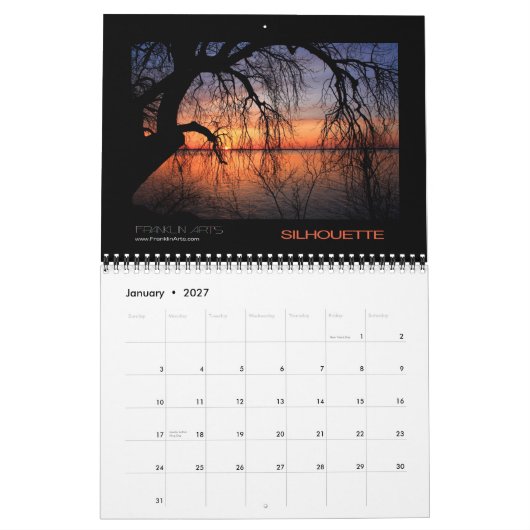 Sunset Calendar 2012 Kalender (Jan 2027)
