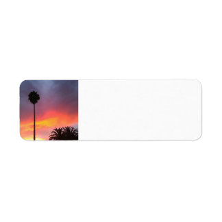 Sunset California Etiket
