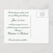 Sunset Calla Lelies Bewaar de datum Aankondigingskaart (Achterkant)