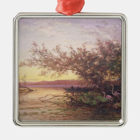 Sunset, Camargue Metalen Ornament (Voorkant)