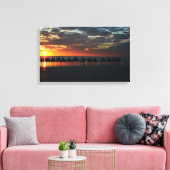 Sunset Camel Ride, Broome, Australië - Canvas (Insitu (Woonkamer))
