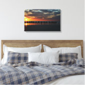 Sunset Camel Ride, Broome, Australië - Canvas Afdruk (Insitu (Slaapkamer))