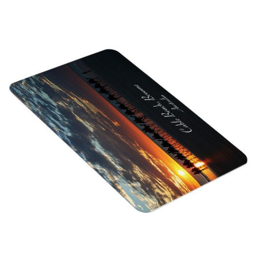 Sunset Camel Ride, Broome, Western Australië Magneet (Rechterzijde)