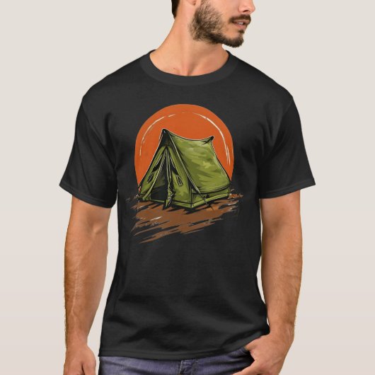 Sunset Camp-vriend T-shirt (Voorkant)