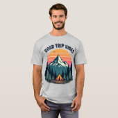 Sunset Camping T-Shirt (Voorkant volledig)