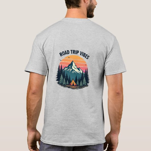 Sunset Camping T-Shirt (Achterkant)