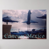 Sunset Cancun Mexico Poster (Voorkant)