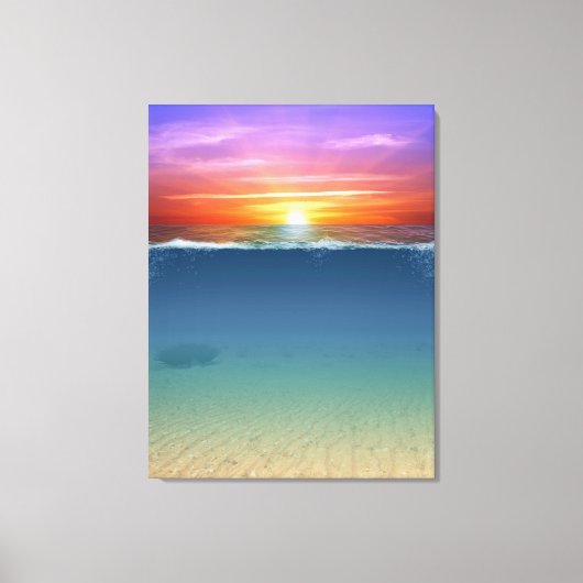 Sunset Canvas Afdruk (Voorkant)