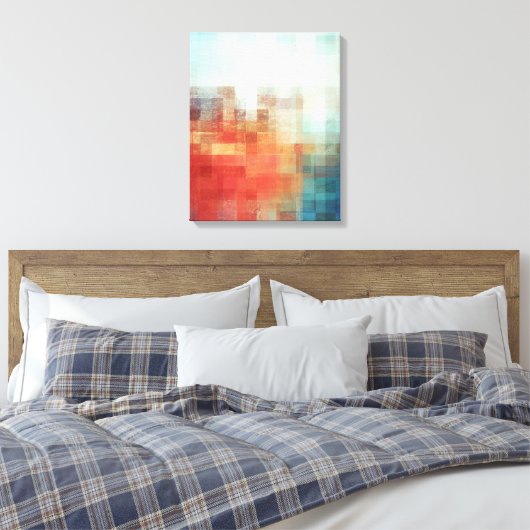 Sunset Canvas Afdruk (Insitu (Slaapkamer))