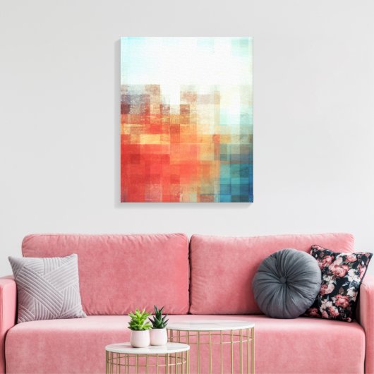 Sunset Canvas Afdruk (Insitu (Woonkamer))