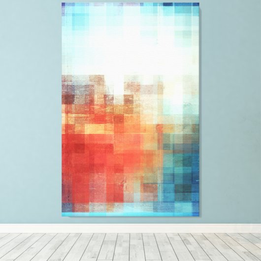 Sunset Canvas Afdruk (Insitu (Houten vloer))