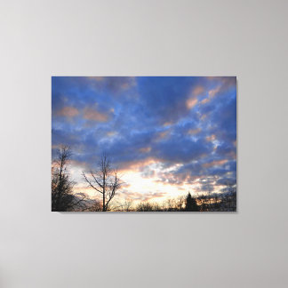 Sunset Canvas Afdruk