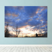 Sunset Canvas Afdruk (Insitu (Houten vloer))