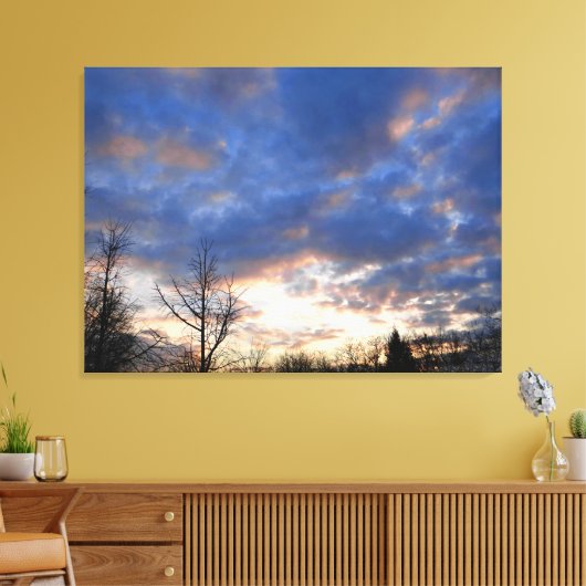 Sunset Canvas Afdruk (Insitu (Woonkamer))