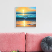Sunset Canvas Afdruk (Insitu (Woonkamer))