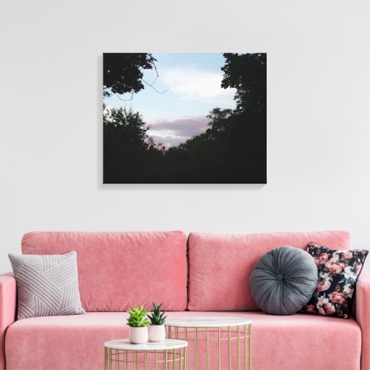 Sunset Canvas Afdruk (Insitu (Woonkamer))