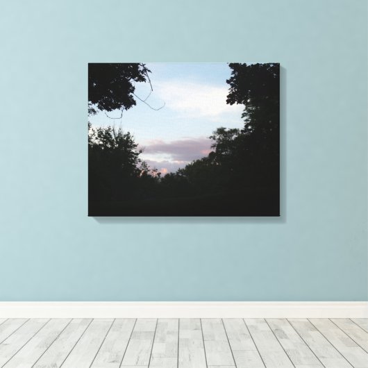 Sunset Canvas Afdruk (Insitu (Houten vloer))